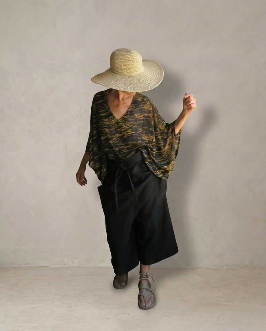 Blusa/pocho tigre