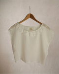 Top Blanco Volante