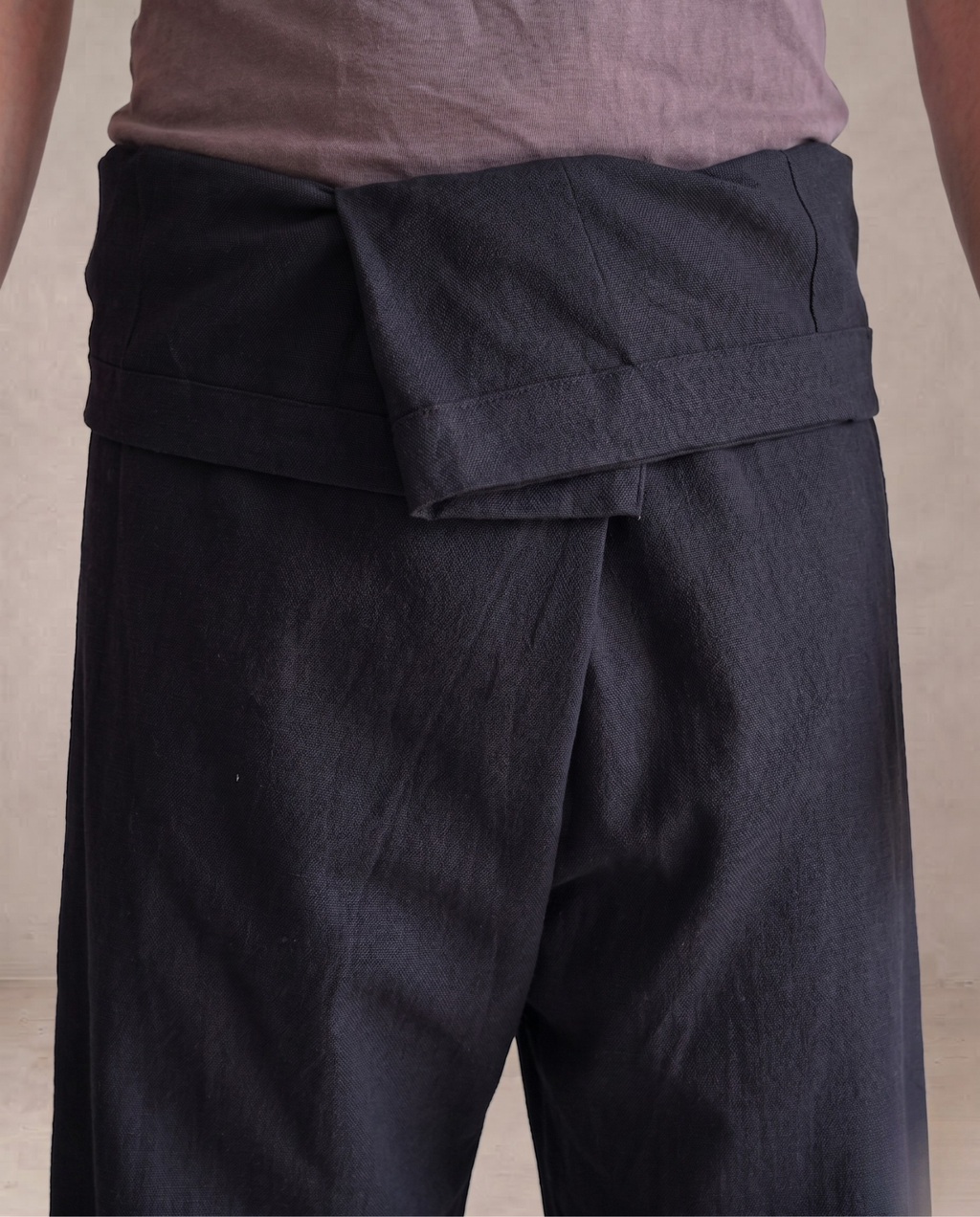 Pantalón Wrap azul
