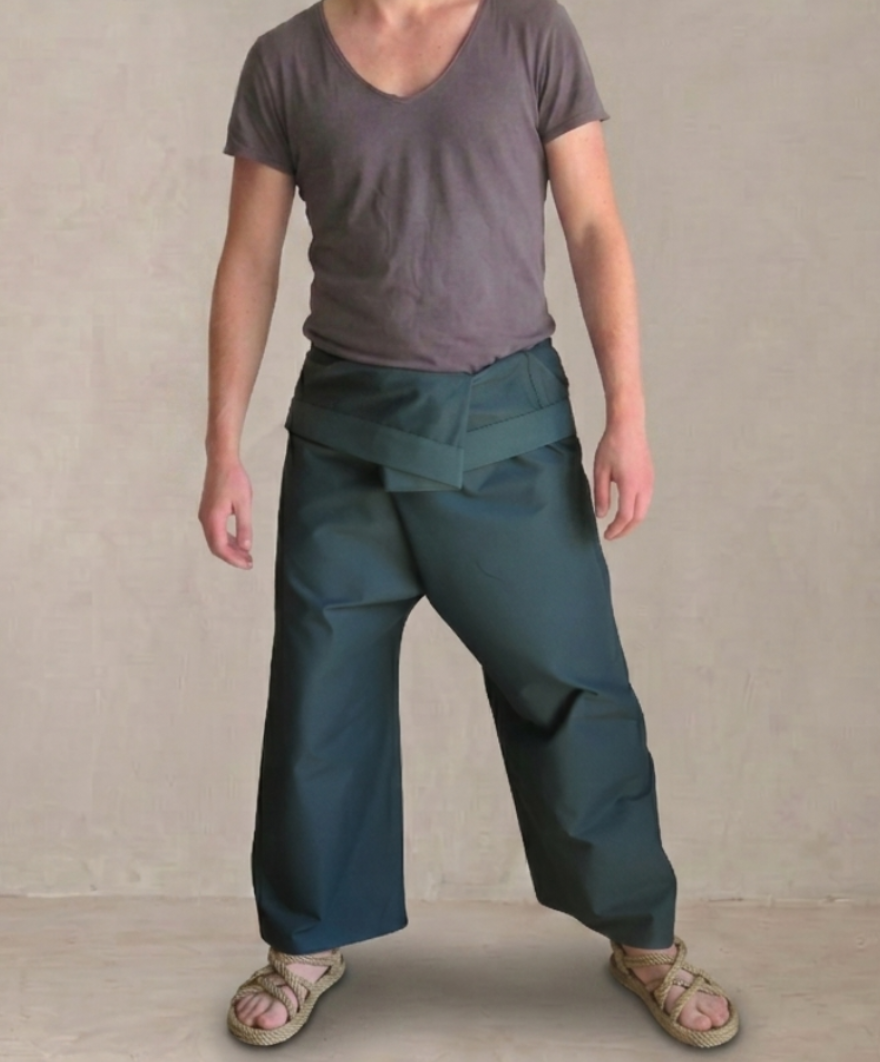 Pantalón Wrap verde