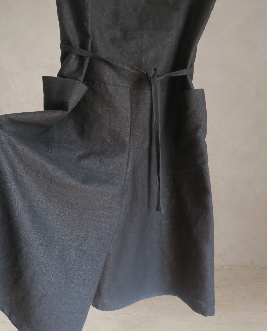 Pantalón Culotte lino negro