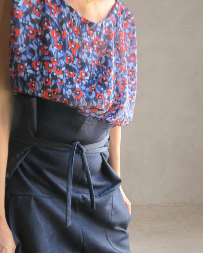 Camiseta tirantes floral