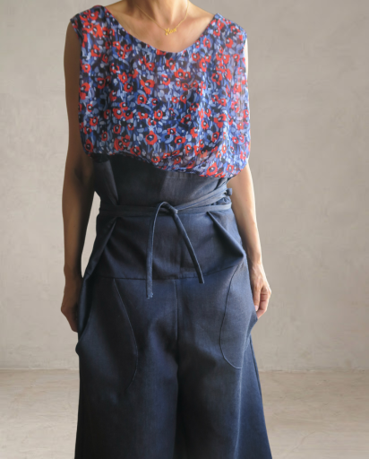 Camiseta tirantes floral