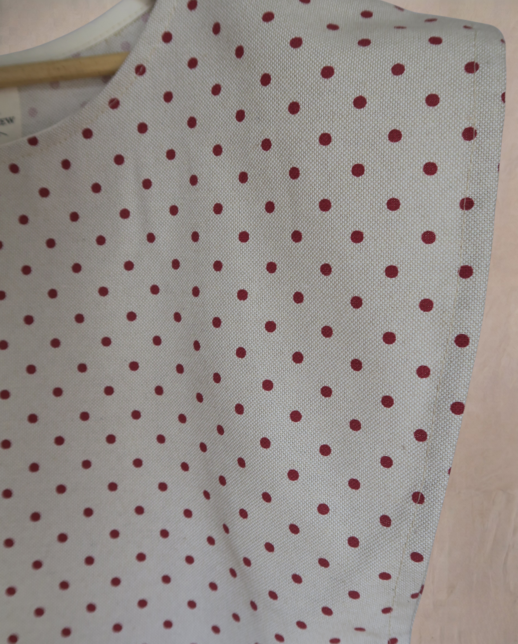 Top puntitos rojo