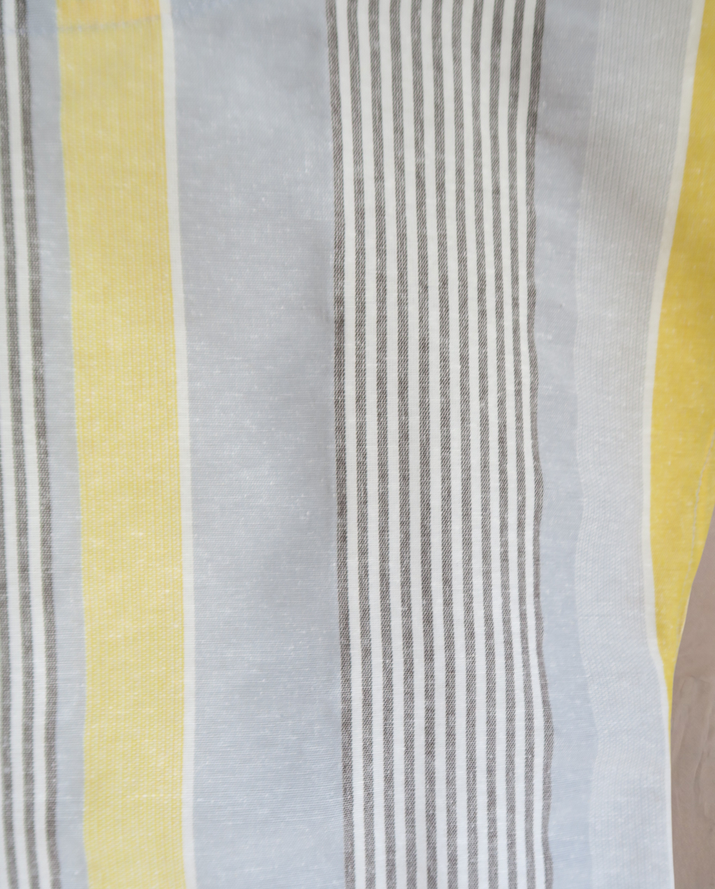 Top rayas azul/amarillo