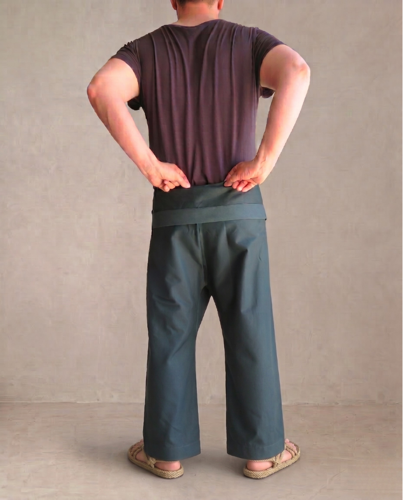 Pantalón Wrap verde