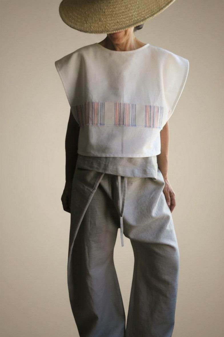 Pantalón Wrap bisonte