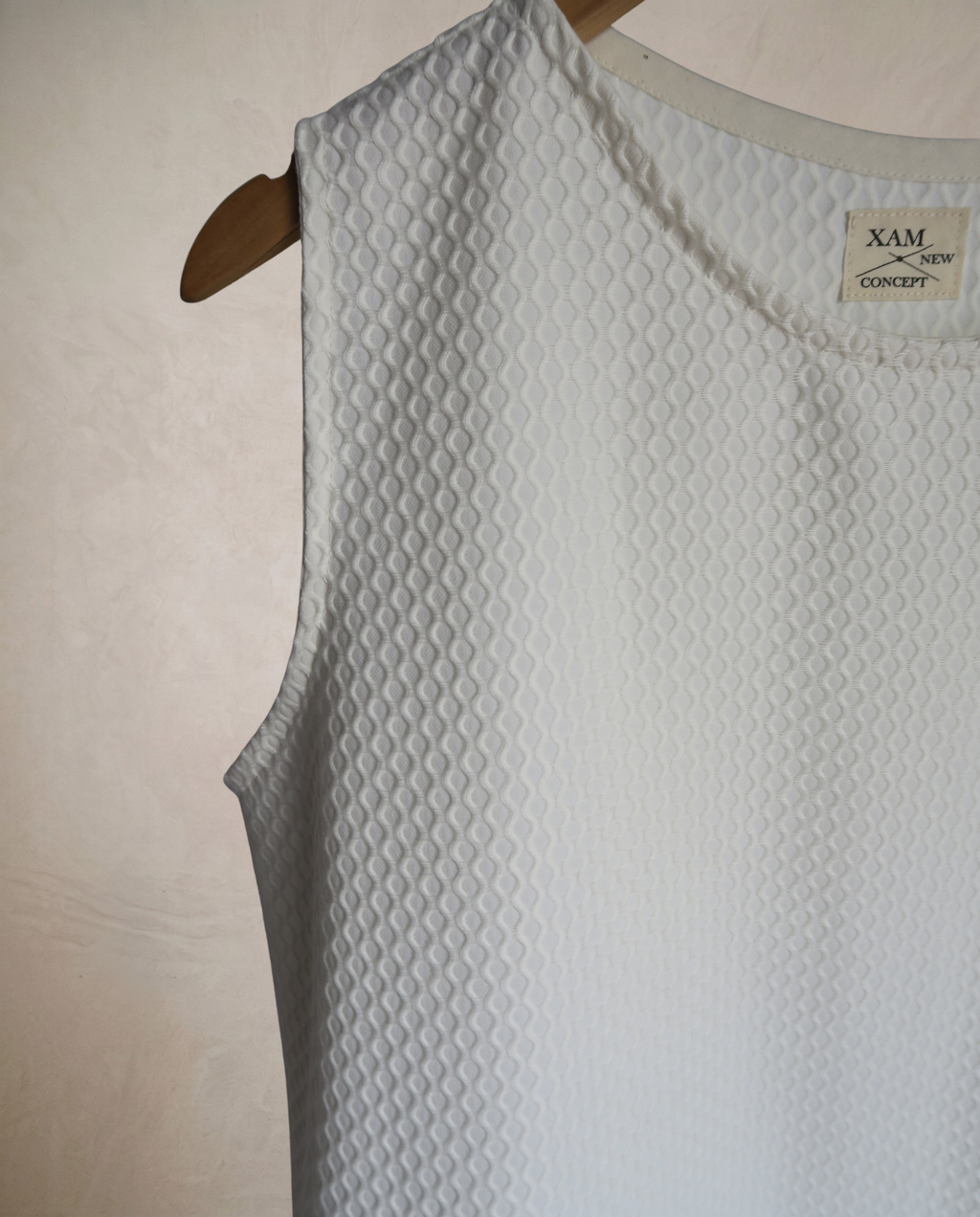 vestido globo blanco