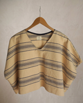 Top beige rayas horizontales