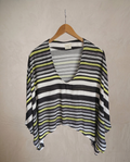 Blusa/Poncho a rayas