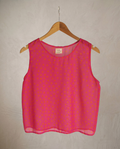 Top lunares rosa