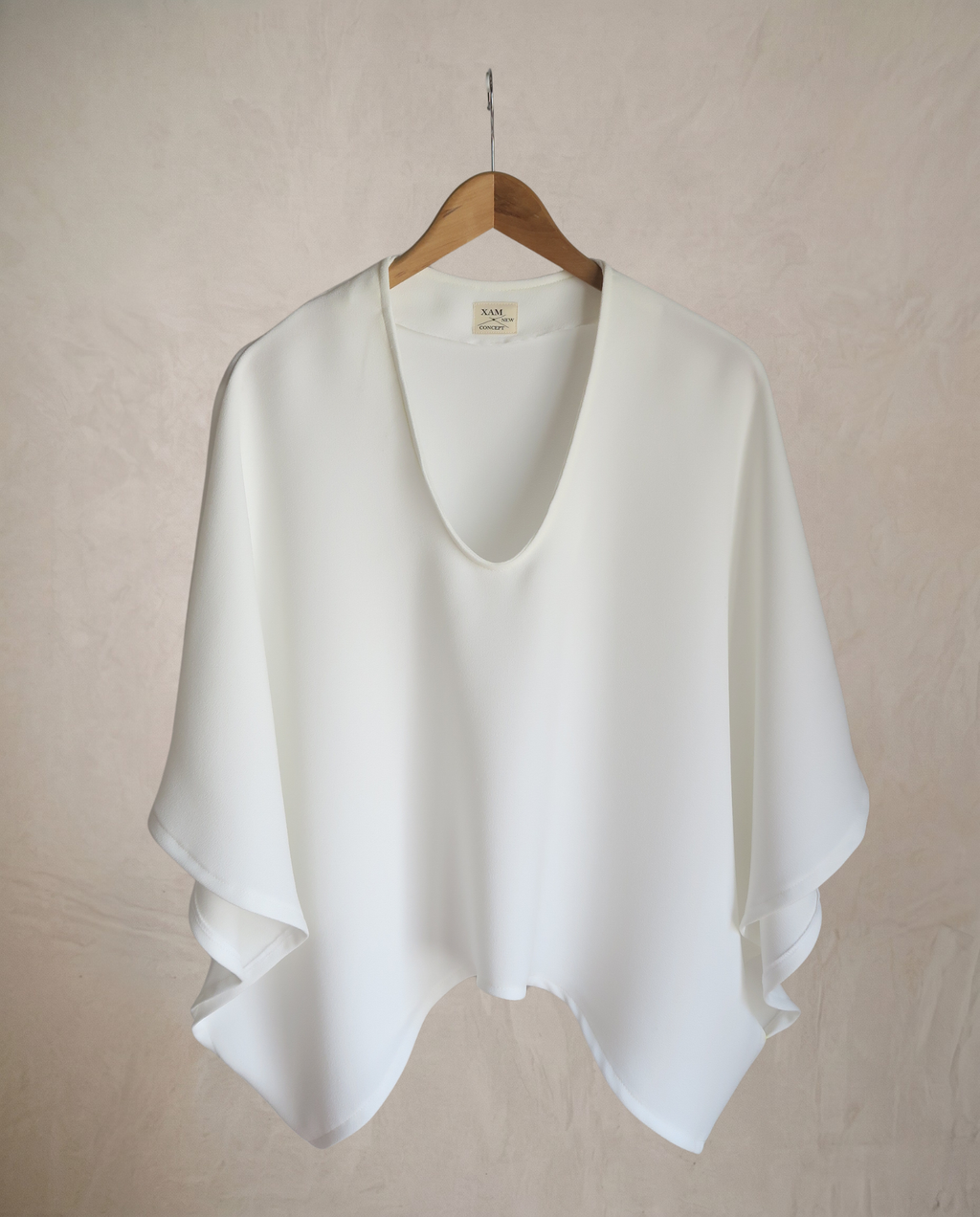 Blusa/ Poncho Blanco
