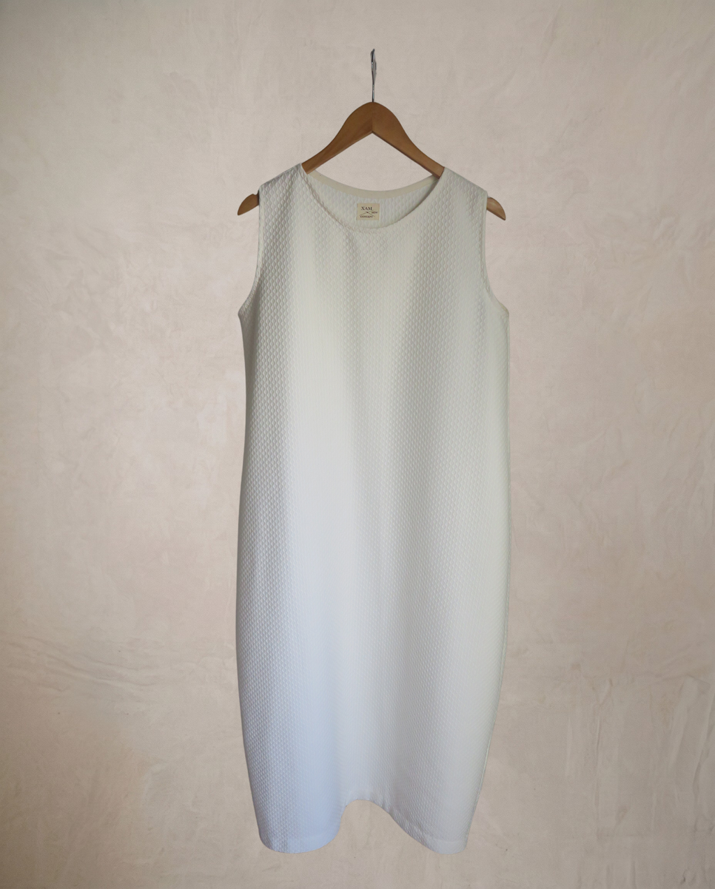 vestido globo blanco