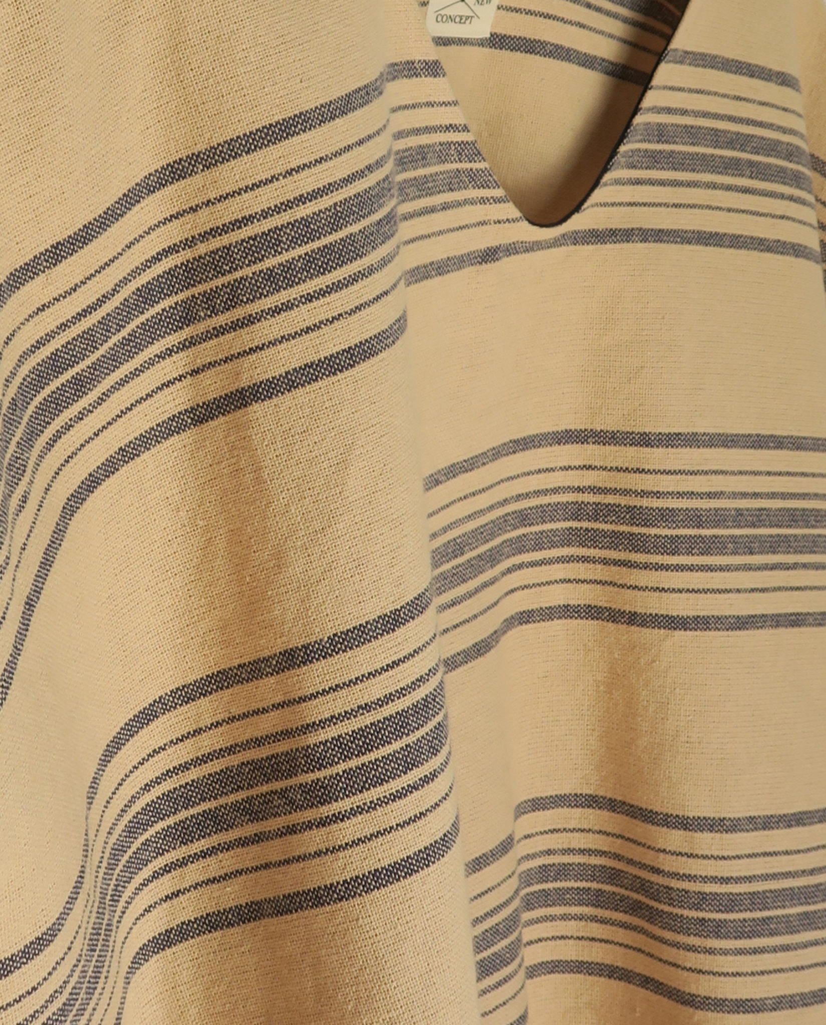 Top beige rayas horizontales