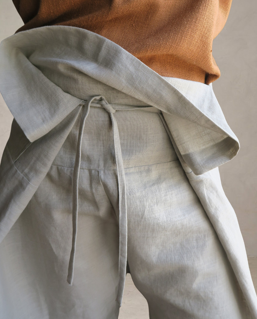 Pantalón Wrap bisonte