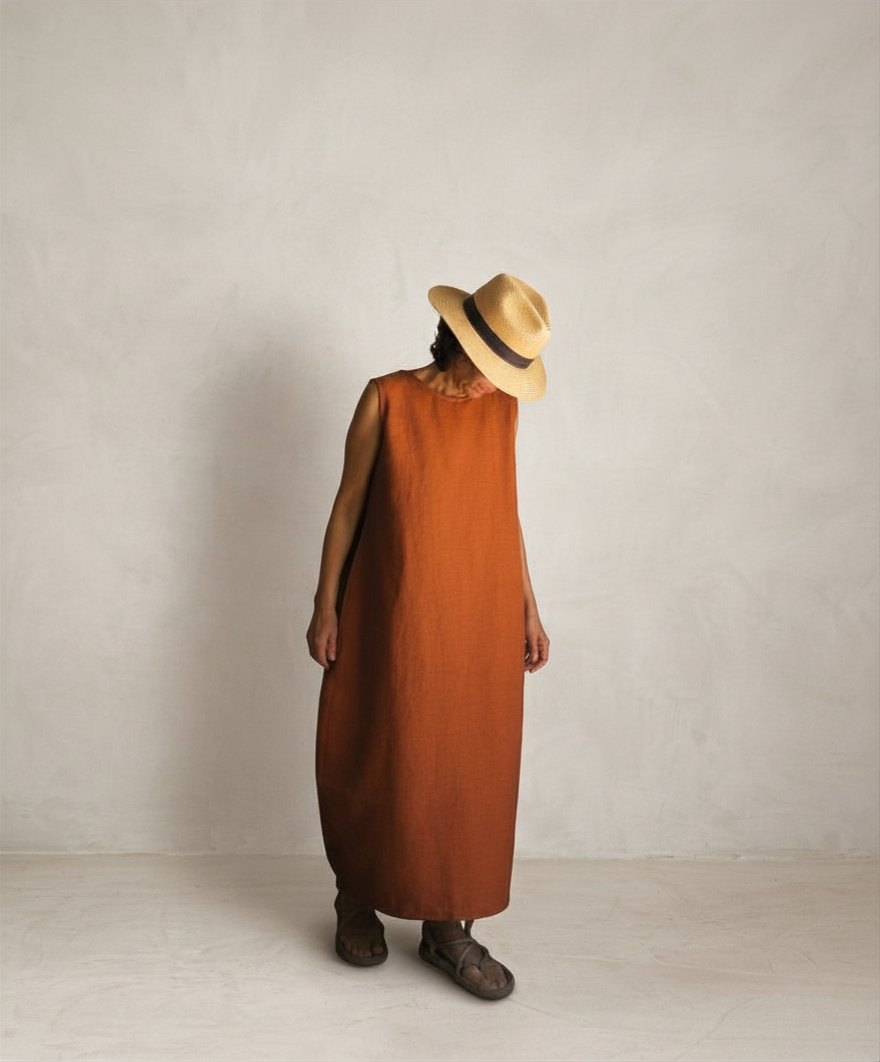 Vestido terracota