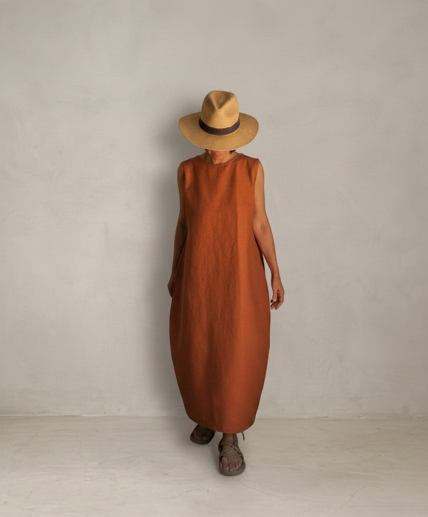 Vestido terracota